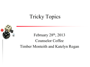 Tricky Situations presentation