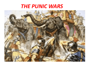 the punic wars first punic war