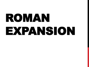 Roman Expansion