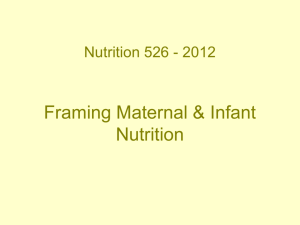nutrition and lifestyle for a healthy pregnancy and child
