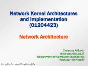 Network Architecture - Department of Computer Engineering