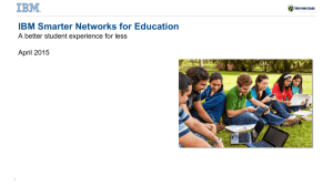 IBM Smarter Networks for Education