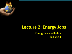 Lecture 2 - Energy Careers