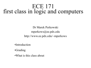Introduction to ECE 510 Adv.Logic Synthesis