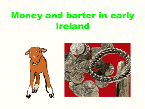 History of money and barter in early Ireland