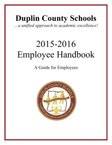 2015-2016 DCS Employee Handbook