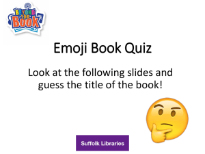 Emoji Book Quiz - Suffolk Libraries
