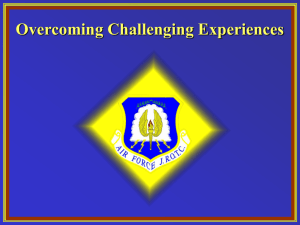 Chap 3, Lesson 3, Overcoming Challenging Experiences
