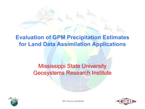 Evaluation of GPM Precipitation Estimates for Cross