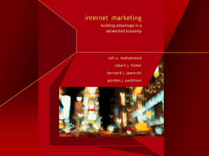 Internet Marketing Chapter 9 Lecture Slides