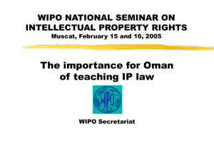 The importance of teaching IP