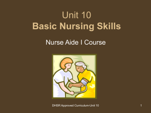 Basic Nursing Skills