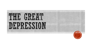 The Great depression - White Plains Public Schools
