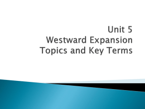 Unit 5 Key Terms & Topics