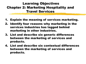 Marketing Hospitality and Travel Services - Delmar