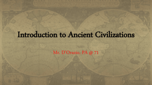 Introduction to Ancient Civilizations