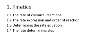 1 Rate of reaction - Don't Trust Atoms