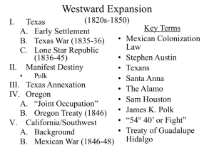Westward Expansion (1820s