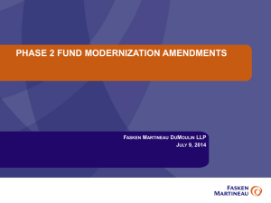 Phase 2 Fund Modernization Amendments