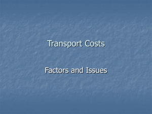 Transport Costs