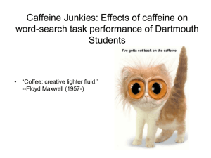 Caffeine Junkies - Dartmouth College
