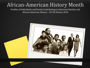 African-American History Month - fchs