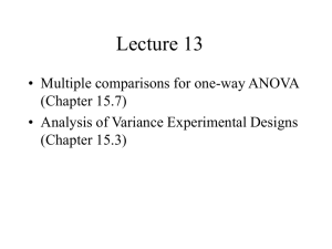 Lecture 13 - Wharton Statistics Department