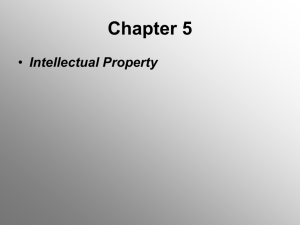 Intellectual Property_Chapter 5_Study Slides