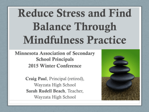 Reduce Stress and Find Balance Through Mindfulness Practices