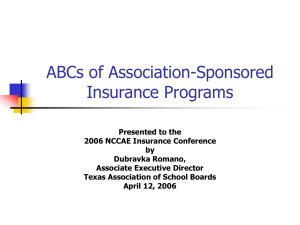 The ABCs of Association-Sponsored Insurance Programs