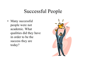 to view the Successful People Slide Show