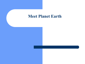 Chapter 1: Meet Planet Earth