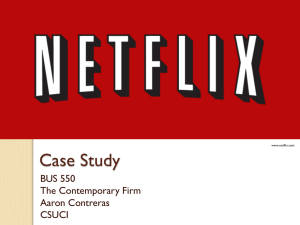 Netflix: Case Study