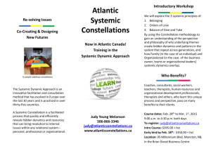 Introductory Workshop - Atlantic Systemic Constellations