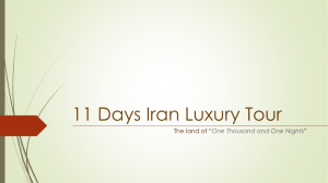 Day 1 – Tehran