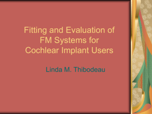 Fitting and Evaluation of FM Systems for HA Users