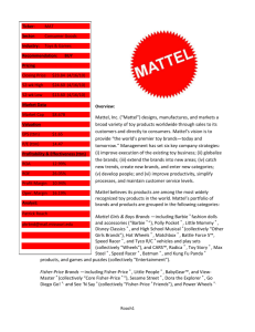 mattel report