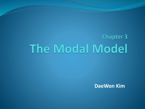 2. The Serial Position Curve and the Modal Model