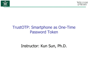 TrustOTP: Smartphone as One