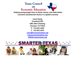 Playful Economics - Texas Council on Economic Education
