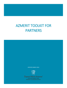 AzMERIT Toolkit for PARTNERS