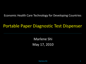 Economic Health Care Technology for Developing Countries