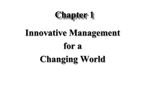 Chapter 1: The Nature of Management