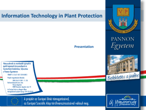 Information Technology in Plant Protection Presentation