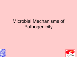 Ch 15 Microbial Mechanisms of Pathogenicity