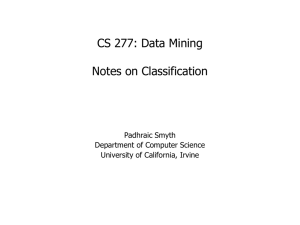 Data Mining Lecture 1 - University of California, Irvine