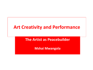 Mwangola - Art Creativity and Performance