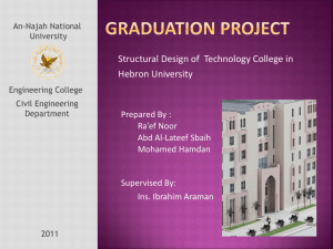 Graduation Project - An-Najah National University