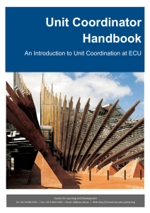 Unit Coordinator Handbook