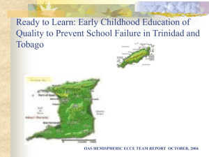 Early Childhood Education the Solution to Preventing the Cycle of